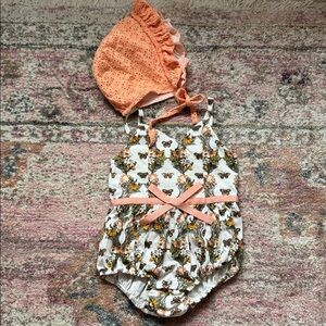 Kate Quinn outfit and bonnet